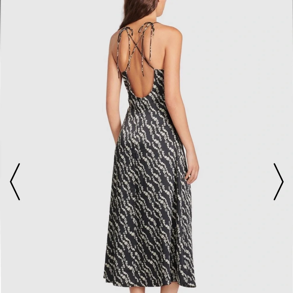 Sandro Thais Open Back Midi Dress - Picture 2 of 9